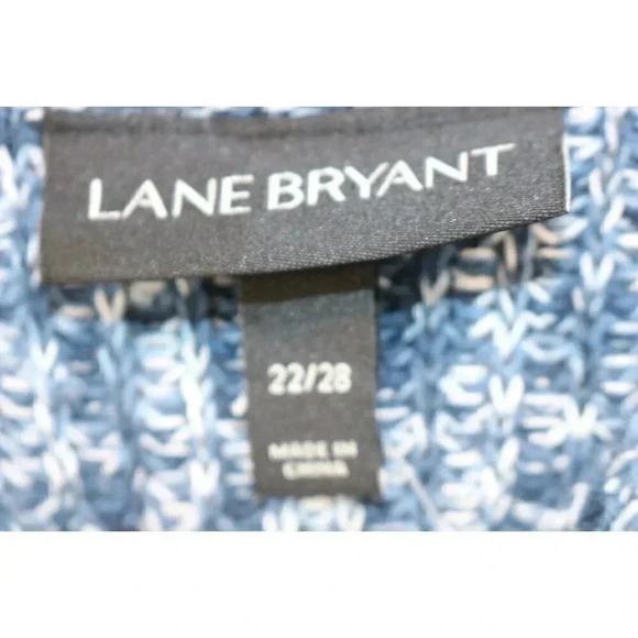 Lane Bryant Open Knit Sweater-22/28-Batwing Sleeves-NWT - Picture 3 of 8